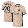 Camiseta de fútbol Paris Saint-Germain Bradley Barcola 29 Cuarta Equipación Jordan 23-24 - Hombre